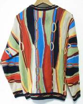 未使用品　オーストラリア製　purely merino 3Dニット　セーター　coogi クージー　hiphop_画像2