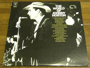 THE WORLD OF JOHNNY HORTON - 2LP/ 50's,ロカビリー,HONKY-TONK MAN,I'M COMING HOME,THE GOLDEN ROCKET,GOT THE BULL BY THE HORNS,