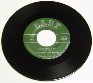 45rpm/ COOL COOL BABY - LAFAYETTE - YARBOROUGH - LIVIN' DOLL/ 50's,ロカビリー,FIFTIES,BART,REPRO