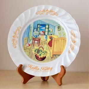 * Hello Kitty ×go ho * name . series picture ~a Lulu. ..~. plate decoration plate 2001 year Sanrio 