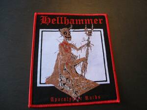 HELLHAMMER 刺繍パッチ ワッペン apocalyptic raids / slayer sodom venom celtic frost bathory