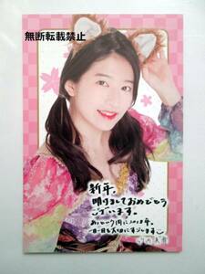 ☆ AKB48 竹内美宥 2018 年賀状風ポストカード 非売品