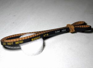 ■ 定形外120円発送可 タイミングベルト S3M 486 幅4mm バンドー BANDO 工作 DIY回転運動 往復運動 シンクロ 同期帯 ■管RA12