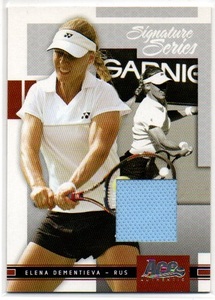 【ELENA DEMENTIEVA】TENNIS 2005 Ace Authentic Signature Series Jersey 007/500