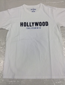 RHC Ron Herman ロンハーマン 取扱 hollywood to malibu FELT Tee シャツ 白 M 新品 他多数出品中