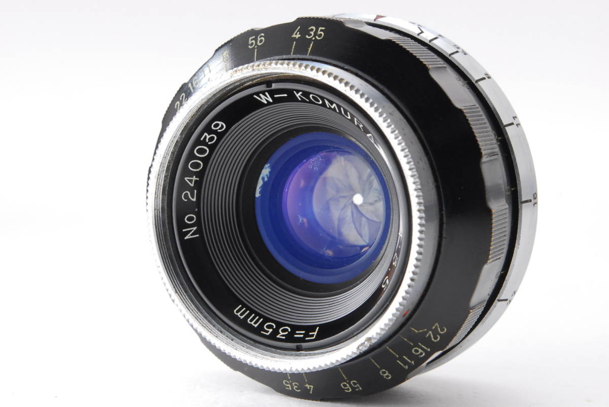 ☆超希少品☆ コムラ SANKYO KOHKI KOMURA 100mm F1.8 PV2-3マウント