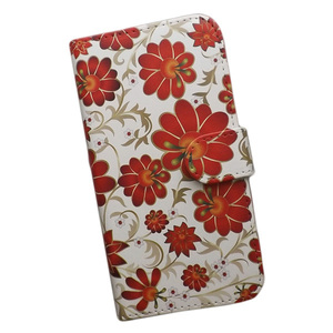 iPhone12 mini　スマホケース 手帳型 プリントケース 花柄 パターン画 おしゃれ