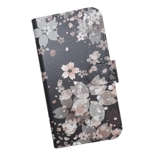 iPhone12 Pro Max　スマホケース 手帳型 プリントケース 桜 SAKURA サクラ 花 フラワー