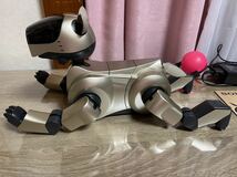 SONY ソニー AIBO アイボ　ERS-210 バーチャルペット　ゴールド　AIBO EYES メモリースティック　ピンクボール　ジャンク　中古品_画像6