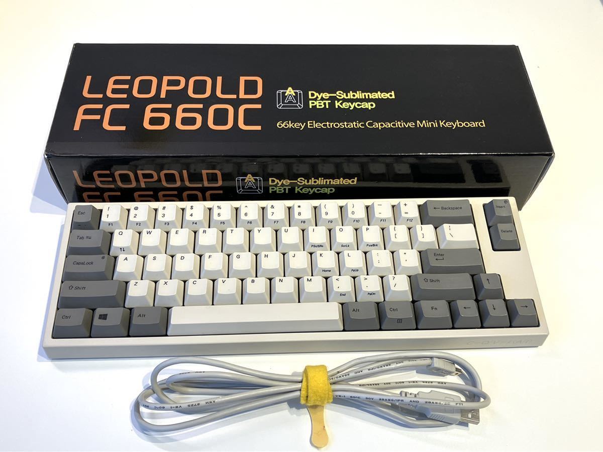 Leopold FC660C 静音モデル（英語版）45g Topre カスタム PC