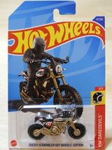 【新品：未開封】HOT WHEELS ホットウィール ドゥカティ スクランブラー ホットウィール エディション / Ducati Scrambler [ブラック]_画像1