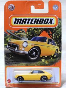 【新品：未開封】MATCHBOX マッチボックス 1971年 MGB GT クーペ / MGB GT Coupe [イエロー]