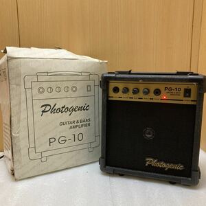 WM4961 キョーリツ　エレキギター用アンプ　PG-10 Photogenic GUITAR & BASS AMPLIFIER 動作確認済　現状品　0119