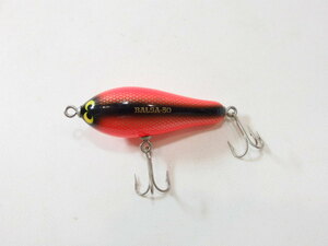  Balsa 50 big Rush War car Jr red Balsa 50 hand made topwater lure (231-1124