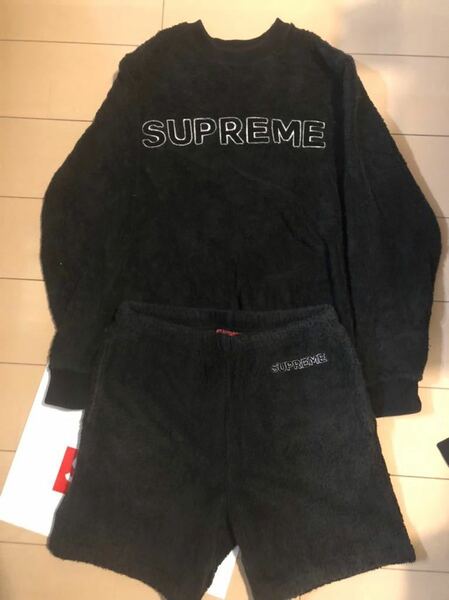 supreme 17ss terry crewneck short setup セットアップ　set up シュプリーム テリー　ショートパンツ　トレーナー　 sサイズ