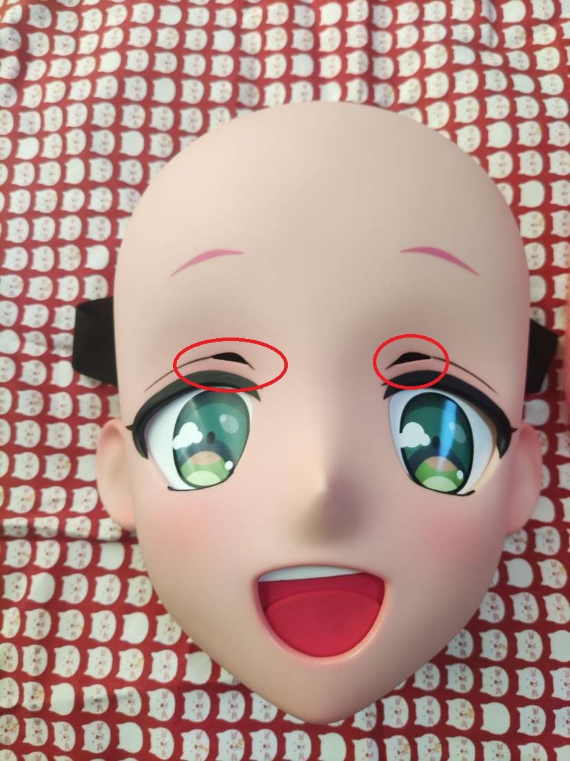 ドール風 着ぐるみ マスク Kigurumi 全頭面 衣装付き