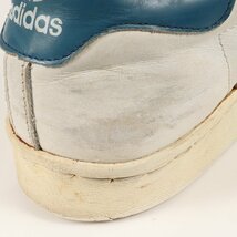 adidas アディダス SUPERSTAR スーパースター 金ベロ オリジナルモデル フランス製 80s vintage ヴィンテージ ホワイト US9.5 27.5cm_画像5