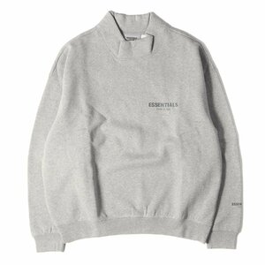 FEAR OF GOD フィアオブゴッド FOG ESSENTIALS エッセンシャルズ モックネック スウェットシャツ Pull-Over Mockneck Sweatshirt 20AW M