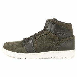 NIKE ナイキ AIR JORDAN 1 MID SEQUOIA (554724-302) 2016年 エアジョーダン 1 ミッド セコイア マックスオレンジ サイズ：US10 28.0cm