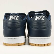 新品 Supreme シュプリーム NIKE SB DUNK LOW OG QS (CK3480-700) 19AW ナイキ ダンク ロー メタリックゴールド ネイビー US10.5 28.5cm_画像3