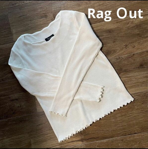 ☆Rag Out ☆off-white カットソー☆