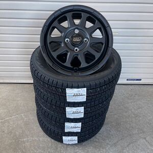 新品スタッドレス◆155/65R14◆ブリヂストンVRX2◆タント ワゴンR NBOX スペーシアムーヴ スペーシア マッドクロスレンジャー　ブラック