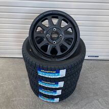 新品スタッドレス◆155/65R14◆グッドイヤーアイスナビ7◆タント ワゴンR NBOX スペーシアスペーシア マッドクロスレンジャー　ブラック_画像1