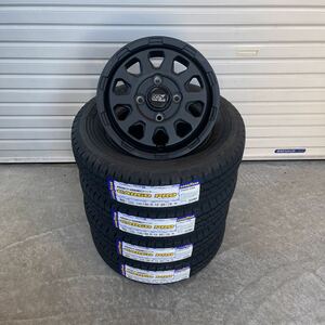 マッドクロスレンジャー◆グッドイヤー　カーゴプロ145/80R12エブリィアクティハイゼットクリッパー軽トラ 軽バン 4本セット　ブラック