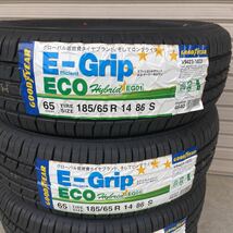 新品グッドイヤー　グッドイヤー E-Grip ECO EG01 185/65R14 86S 4本セットサマータイヤ 2019年製 モビリオ_画像2