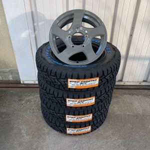 TOYOオープンカントリー 185/85R16◆16×5.5J+22◆《CST ZERO-1HYPER JL》ジムニー　セメントグレー　JBJA ハイパー　ホワイトレター