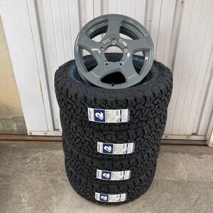 BFグッドリッチ　225/75R16◆16×5.5J+22◆《CST ZERO-1HYPER JL》ジムニー　セメントグレー　JBJA ハイパー　リフトアップ ホワイトレター