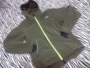 412854JP◆秋冬春◆カーキ◆新品◆日本Ｌ◆OAKLEY◆オークリー◆防風◆撥水◆ ENHANCE SOFTSHELL JACKET ◆アウター