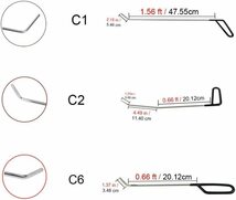 デントリペア ツール 凹み直し 6点セット 車の凹み直し 車修復工具 車デントリペアツール へこみ 凹み直し ウィンドウプロテクター _画像6
