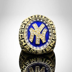 【送料無料】※ MLB 指輪 ニューヨーク・ヤンキース Champion 指輪 リング 23号/23.5号/24号 ファッション ステンレス鋼 贈り物 新品