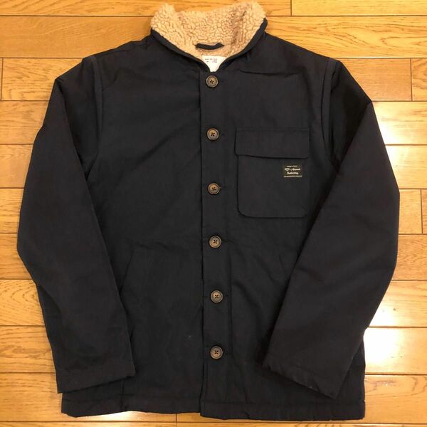 【美品】ZARAキッズ 裏ボア ブルゾン 152cm NAVY