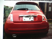 ★ＦＯＸ純正品 ＦＩＡＴ５００ コネクションパイプ＋リアマフラー ＦＩ１５００００－ＶＢ１＋Ｆ１１５０００２－５９３ 差替 eマーク⑪★_画像5