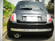 ★ＦＯＸ純正品 ＦＩＡＴ５００ コネクションパイプ＋リアマフラー ＦＩ１５００００－ＶＢ１＋Ｆ１１５０００２－５９３ 差替 eマーク⑪★_画像7