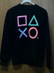 SONY PlayStation プレイステーション × しまむら コラボ 〇×△□マーク トレーナー上下 ブラック Lサイズ プレステ 新品タグ付き 希少