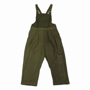 NEAT ニート 1955 Tent Cloth OVERALL テントクロス オーバーオール 46 カーキ