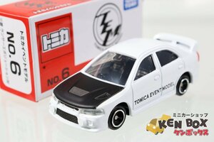 TOMICA トミカ No.6 MITSUBISHI 三菱 LANCER EVOLUTION ランサーエボリューションIV(白) トミカ博限定販売品 星1つ 現状渡し