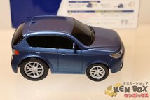 約10cm SUBARU スバル NEW IMPREZA ニューインプレッサ ダークブルー プルバック走行 箱ダメージ/値札付 現状渡し_画像5