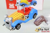 TOMICA トミカ DISNEY VEHICLE COLLECTION ウッディのシェリフカー ホイールメッキ落ち 中国製 現状渡し_画像1