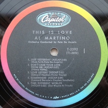 LP AL MARTINO THIS IS LOVE T 2592 米盤_画像7