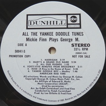 LP MICKIE FINN PLAYS GEORGE M. ALL THE YANKEE DOODLE TUNES DS-50041 米盤 プロモ_画像5