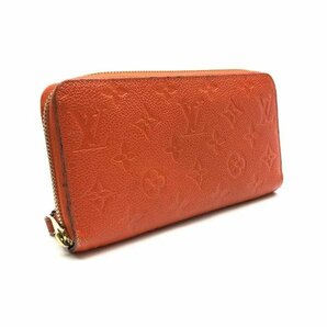 LOUIS VUITTON ルイヴィトン M60737 ジッピーウォレット 長財布 ラウンドファスナー モノグラム アンプラント オレンジ 管理RY23000126の画像2