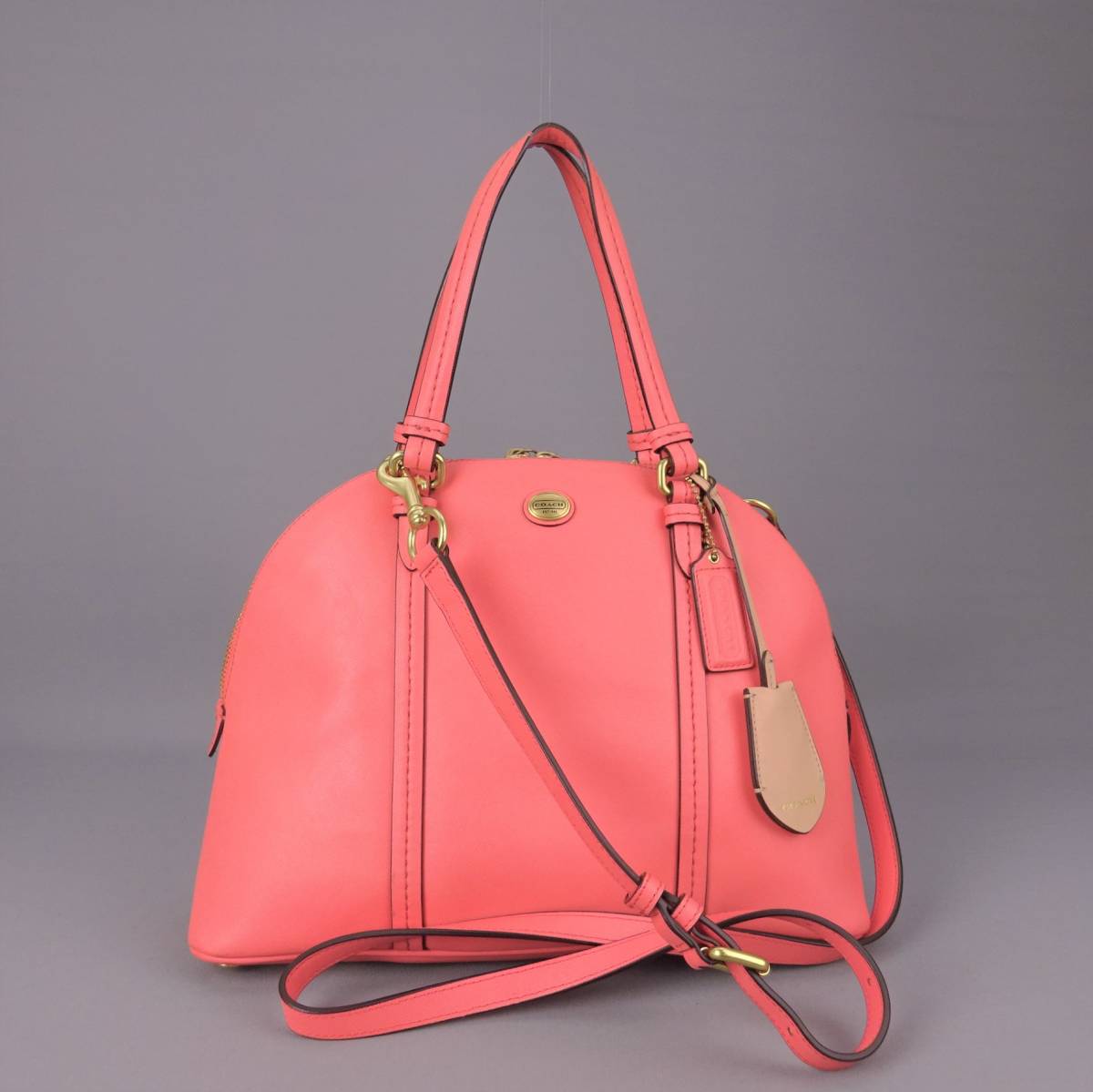 2way レア 新品未使用 coach バッグ アルマ ドーム型 ピンク