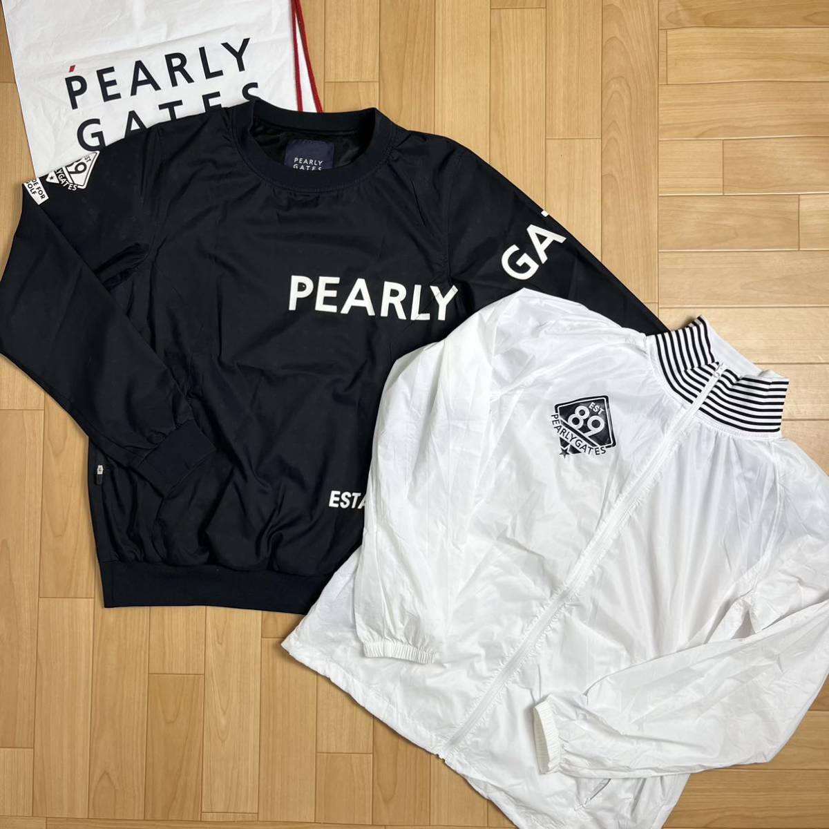 PEARLY GATES パーリーゲイツ ツインスニード ナイロン プルオーバー