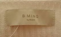 B:MINGbyBEAMS ビーミングbyビームス サマーニット セーター ボートネック 長袖 白 未使用 ymdnrk a201h1228_画像5