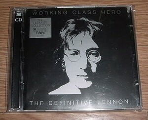 輸入盤2CD：BEATLES/JOHN LENNON/WORKING CLASS HERO/THE DEFINITIVE LENNON/スリムケース