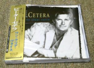 日本盤1CD：ピーター・セテラ/ワン・クリア・ヴォイス/PETER CETERA/ONE CLEAR VOICE/MVCM-556/オビ付/CHICAGO